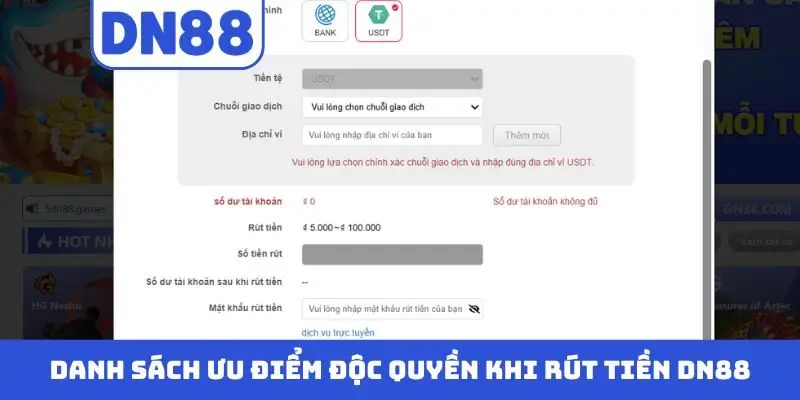 Rút Tiền DN88 | Hướng Dẫn A-Z Quy Trình Giao Dịch Nhanh Chóng