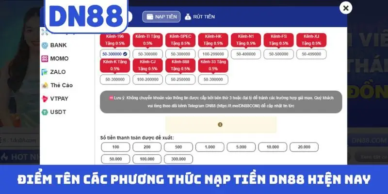 Nạp Tiền DN88 | Hướng Dẫn Quy Trình Giao Dịch Đúng Chuẩn 2026