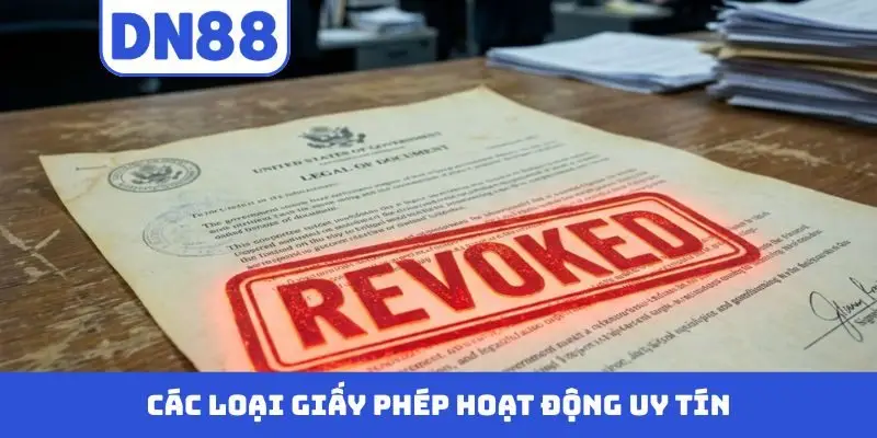 Giấy Phép Hoạt Động - Bảo Chứng Cho Độ Uy Tín Của DN88
